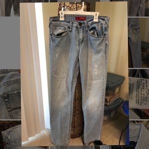 Guess Men’s Lightwash Distressed 29x30 Jeans